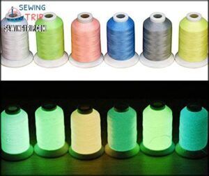 Best Embroidery Machine Thread Types: 7 Top Picks & Guide 3 Simthread Glow-in-The-Dark Embroidery Machine Thread, B07K2SS62H