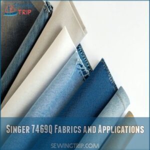 Singer 7469Q Fabrics and Applications