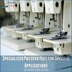 Specialized Presser Feet for Specific Applications Specialized Presser Feet for Specific Applications