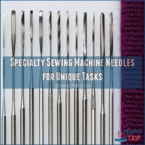 Specialty Sewing Machine Needles for Unique Tasks Specialty Sewing Machine Needles for Unique Tasks