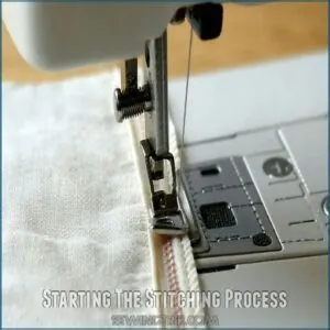 Starting The Stitching Process