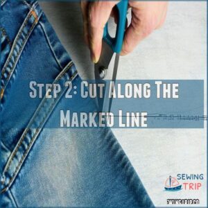 Step 2: Cut Along The Marked Line