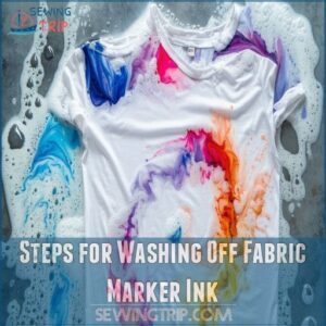 Steps for Washing Off Fabric Marker Ink