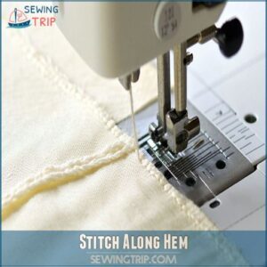 Stitch Along Hem