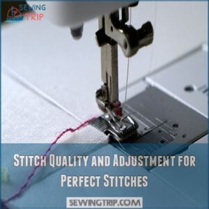 Stitch Quality and Adjustment for Perfect Stitches