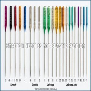 Stretch Needles for Elastic Fabrics