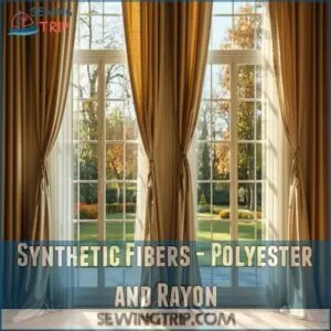 Synthetic Fibers - Polyester and Rayon