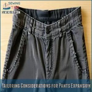 Tailoring Considerations for Pants Expansion