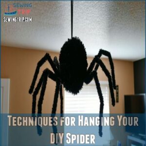 Techniques for Hanging Your DIY Spider