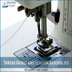 Thread Guides and Tension Assemblies