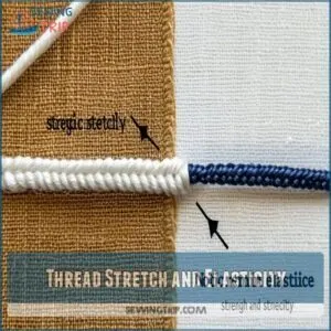 Thread Stretch and Elasticity