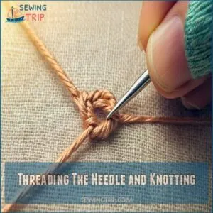 Threading The Needle and Knotting