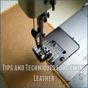 Tips and Techniques for Sewing Leather