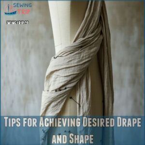 Tips for Achieving Desired Drape and Shape Tips for Achieving Desired Drape and Shape