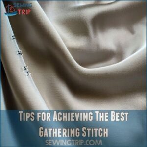 Tips for Achieving The Best Gathering Stitch