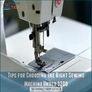 Tips for Choosing The Right Sewing Machine Under 0