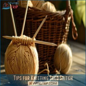 Tips for Knitting Seed Stitch