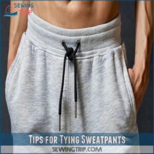 Tips for Tying Sweatpants