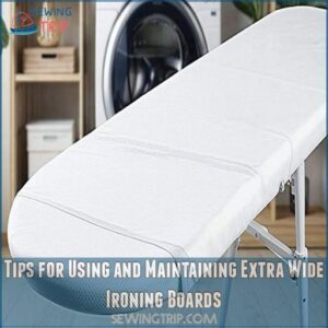 Tips for Using and Maintaining Extra Wide Ironing Boards