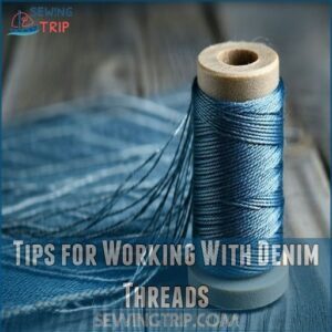 Tips for Working With Denim Threads