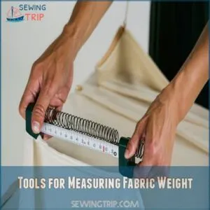 Tools for Measuring Fabric Weight