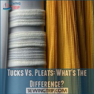 Tucks Vs. Pleats: What