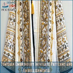 Tunisian Embroidery Intricate Patterns and Embellishments