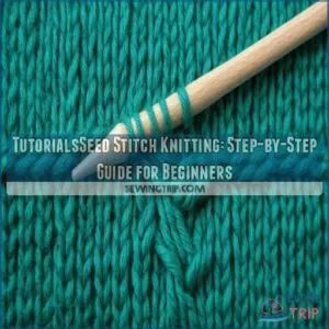 tutorialsseed stitch knitting