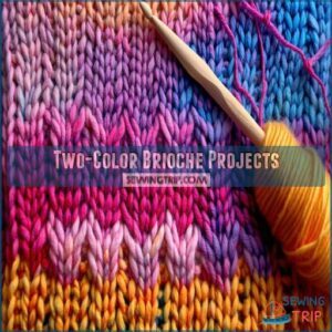 Two-Color Brioche Projects