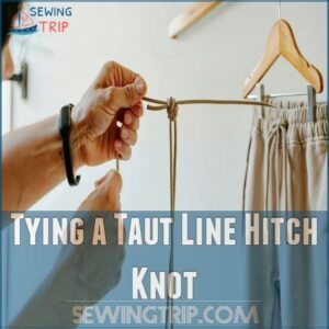 Tying a Taut Line Hitch Knot