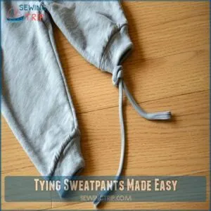 Tying Sweatpants Made Easy