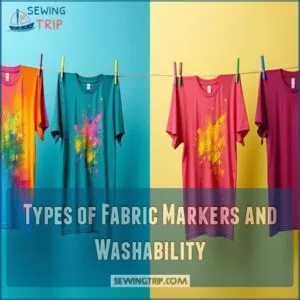 Types of Fabric Markers and Washability