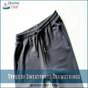 Types of Sweatpants Drawstrings