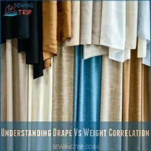 Understanding Drape Vs Weight Correlation