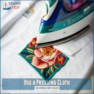 Use a Pressing Cloth