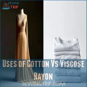 Uses of Cotton Vs Viscose Rayon