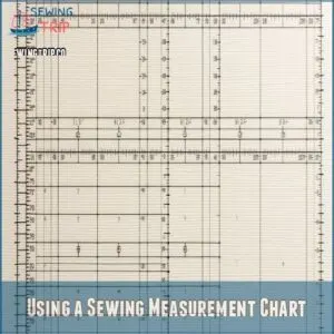 Using a Sewing Measurement Chart