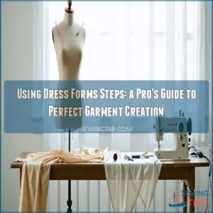 using dress forms steps