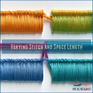 Varying Stitch and Space Length