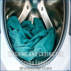 Washing and Caring for Scuba Fabric