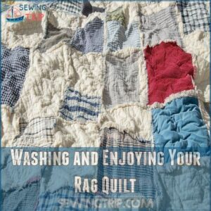 Washing and Enjoying Your Rag Quilt