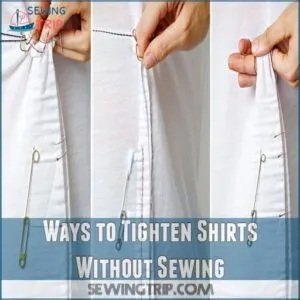 Ways to Tighten Shirts Without Sewing