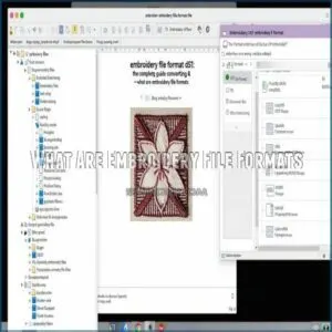 What Are Embroidery File Formats