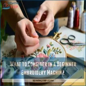 What to Consider in a Beginner Embroidery Machine