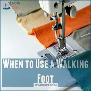 When to Use a Walking Foot