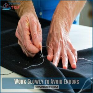 Work Slowly to Avoid Errors