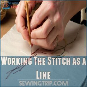 Working The Stitch as a Line