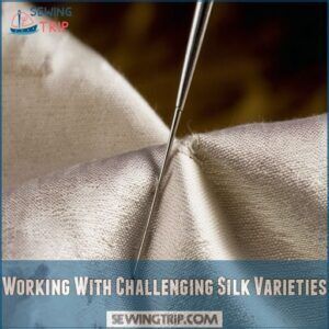 Working With Challenging Silk Varieties Working With Challenging Silk Varieties