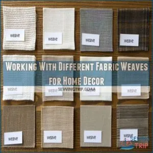 Working With Different Fabric Weaves for Home Decor