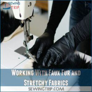Working With Faux Fur and Stretchy Fabrics Working With Faux Fur and Stretchy Fabrics